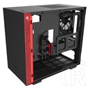 NZXT H210 (kis torony, mini-ITX, ablakos, fekete-piros)