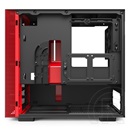 NZXT H210 (kis torony, mini-ITX, ablakos, fekete-piros)