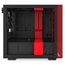 NZXT H210 (kis torony, mini-ITX, ablakos, fekete-piros)