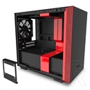 NZXT H210 (kis torony, mini-ITX, ablakos, fekete-piros)