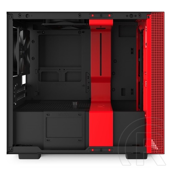 NZXT H210 (kis torony, mini-ITX, ablakos, fekete-piros)