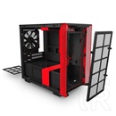 NZXT H210 (kis torony, mini-ITX, ablakos, fekete-piros)