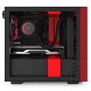 NZXT H210 (kis torony, mini-ITX, ablakos, fekete-piros)