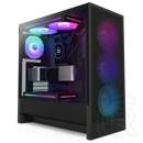 NZXT H5 Flow RGB (midi torony, ATX, ablakos, fekete)