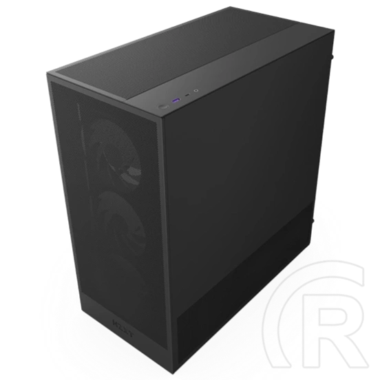 NZXT H5 Flow RGB (midi torony, ATX, ablakos, fekete)