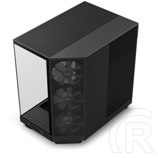 NZXT H6 Flow (ATX, ablakos, fekete)