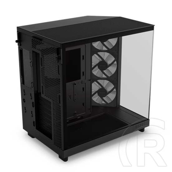 NZXT H6 Flow (ATX, ablakos, fekete)