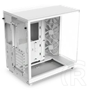 NZXT H6 Flow (midi torony, ATX, ablakos, fehér)