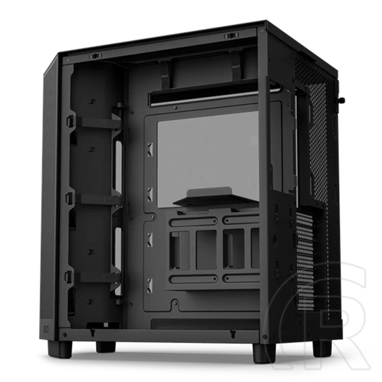 NZXT H6 Flow (midi torony, ATX, ablakos, fekete)