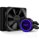 NZXT Kraken 120 RGB vízhűtés (120 mm, 500-2000 RPM, PWM, 36 dBA, fekete)
