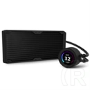 NZXT Kraken Elite 280 vízhűtés (140 mm x2, 500-1800 RPM, PWM, 2,36" LCD, fekete)