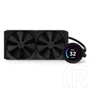 NZXT Kraken Elite 280 vízhűtés (140 mm x2, 500-1800 RPM, PWM, 2,36" LCD, fekete)