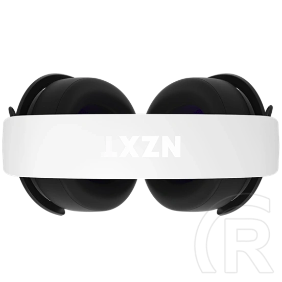 NZXT Relay vezetékes fejhallgató sztereó (3,5 mm jack, levehető mikrofon, 2 m kábel, fehér)