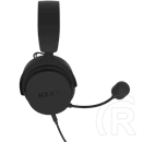 NZXT Relay vezetékes fejhallgató sztereo (3,5 mm jack, levehető mikrofon, kábel 2 m, 32 Ohm, 40 mm meghajtó, fekete)