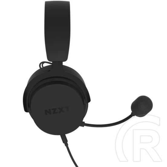 NZXT Relay vezetékes fejhallgató sztereo (3,5 mm jack, levehető mikrofon, kábel 2 m, 32 Ohm, 40 mm meghajtó, fekete)