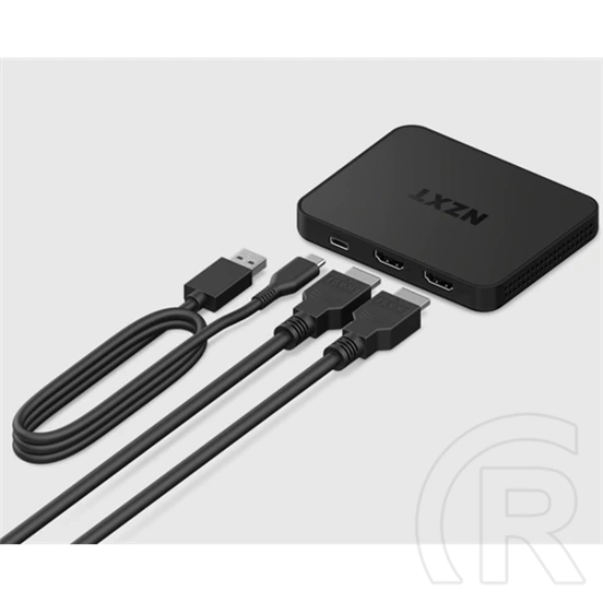 NZXT Signal 4K30 digitalizáló kártya (USB-C 3.2 Gen1, HDMI 2.0, fekete)