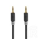Nedis 3,5 mm sztereó audió kábel 5 m (aranyozott csatlakozók, antracit)
