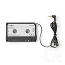 Nedis ACON2200BK autórádió kazetta-adapter (3,5 mm jack, 1 m kábel, ABS, MP3, fekete)