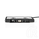 Nedis ACON2200BK autórádió kazetta-adapter (3,5 mm jack, 1 m kábel, ABS, MP3, fekete)