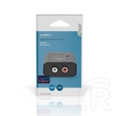 Nedis ACON2508BK analóg-digitális audio konverter (2x RCA bemenet, koax (S/PDIF) és Toslink kimenet, USB tápellátás, fek