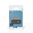 Nedis ACON2509BK digitális-analóg audio konverter (koax/Toslink bemenet, RCA analóg kimenet)