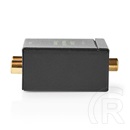 Nedis ACON2510BK digitális-analóg konverter (HDMI eARC átalakítás, 2× RCA kimenet, 3,5 mm analóg kimenet, digitális koax