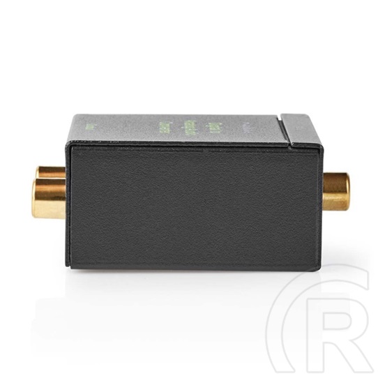 Nedis ACON2510BK digitális-analóg konverter (HDMI eARC átalakítás, 2× RCA kimenet, 3,5 mm analóg kimenet, digitális koax