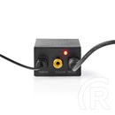 Nedis ACON2510BK digitális-analóg konverter (HDMI eARC átalakítás, 2× RCA kimenet, 3,5 mm analóg kimenet, digitális koax