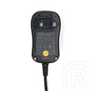 Nedis ACPA001 univerzális AC-DC tápegység (3-12 V DC, 12 W, 6 cserélhető dugó, 1,8 m, fekete)