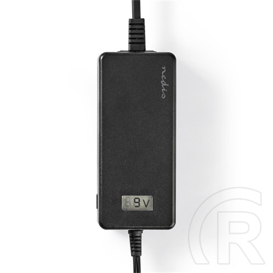 Nedis ACPA105 univerzális AC-DC tápegység (5–24V, 36W, 7 cserélhető csatlakozó, 1,8 m kábel, fekete)