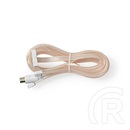 Nedis ANFM105ME FM szalagdipól antenna (IEC (koax) apa, 1,90 m, 50 Ohm, árnyékolatlan, fehér)