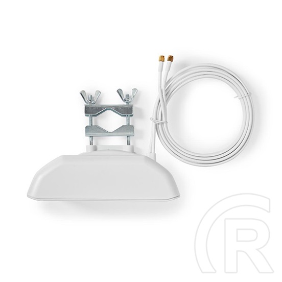Nedis ANOR5G20WT beltéri és kültéri antenna (3G/4G/5G, 698–5000 MHz, 6 dB nyereség, SMA férfi, fehér)