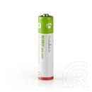 Nedis BANM9HR034B AAA akku 950mAh NiMH (1,2V, 4 db, piros, zöld)
