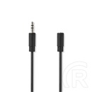 Nedis CAGL22050BK30 3,5 mm jack hosszabbító kábel (3,5 mm jack dugó / aljzat, 3 m)