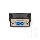 Nedis CCGB32900BK DVI-I - VGA adapter (DVI-I 24+5 dugó, VGA aljzat, egyenes, fekete)