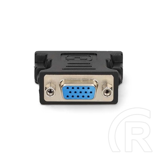 Nedis CCGB32900BK DVI-I - VGA adapter (DVI-I 24+5 dugó, VGA aljzat, egyenes, fekete)