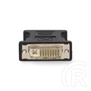Nedis CCGB32900BK DVI-I - VGA adapter (DVI-I 24+5 dugó, VGA aljzat, egyenes, fekete)