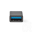 Nedis CCGB64915BK USB-C - USB-A adapter (USB-C dugó / USB-A aljzat, 5 Gbps, OTG, fekete)