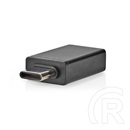 Nedis CCGB64915BK USB-C - USB-A adapter (USB-C dugó / USB-A aljzat, 5 Gbps, OTG, fekete)