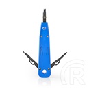 Nedis CCGB89555BU UTP betűzőszerszám RJ11/RJ45 (kék, ABS, 180x20x30 mm, 49 g, LSA kompatibilis)