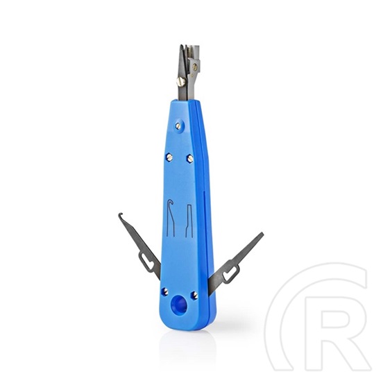 Nedis CCGB89555BU UTP betűzőszerszám RJ11/RJ45 (kék, ABS, 180x20x30 mm, 49 g, LSA kompatibilis)