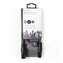 Nedis COTH15012GY05 DMX adapter kábel (XLR 3 tűs dugó / XLR 3 tűs anya, 0,5 m, kerek, PVC, sötétszürke)