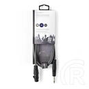 Nedis COTH15120GY15 asszimetrikus félprofi audio kábel (6,35 mm mono jack dugó, 3p XLR aljzat, 1,5 m)