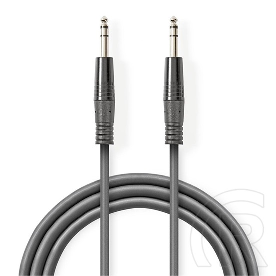 Nedis COTH23020GY30 félprofi audio kábel (2 x 6,35 mm sztereó jack dugó, 3 m, rugalmas)
