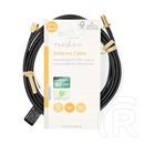 Nedis CSGL02210BK30 SMA kábel (RP SMA férfi / RP SMA női, aranyozott, 50 Ohm, egyrétegű árnyékolású, 3 m, kerek)