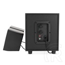 Nedis CSPR10021BK PC hangszóró 2.1 (33 W, 3,5 mm jack, USB tápellátás, fekete)