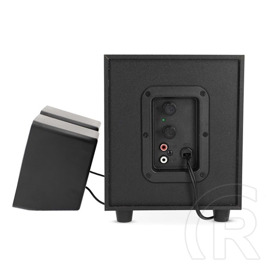 Nedis CSPR10021BK PC hangszóró 2.1 (33 W, 3,5 mm jack, USB tápellátás, fekete)