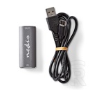 Nedis CVBW34930AT HDMI jelerősítő (25 m, 8K@60Hz, 48 Gbps, USB-A táp, antracit)