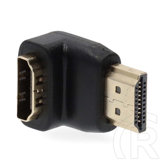 Nedis CVGB34901BK HDMI átalakító adapter (aranyozott, 90°-os, fekete)