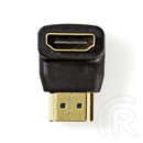 Nedis CVGB34901BK HDMI átalakító adapter (aranyozott, 90°-os, fekete)